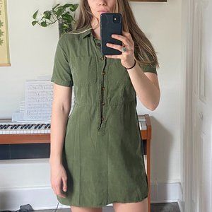 J. Crew Green Dress